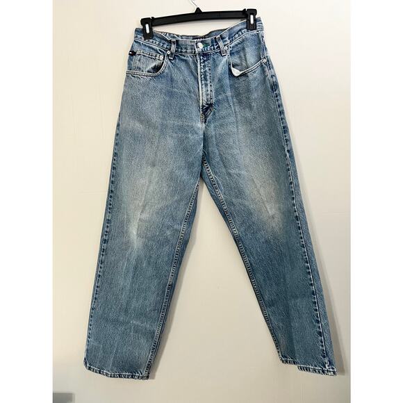 Tommy Hilfiger Other - Tommy Hilfiger Y2K Vintage Distressed Baggy Tommy Jeans Size 34 x 32